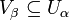 V_\beta \subseteq U_\alpha