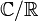 \mathbb{C}/\mathbb{R}
