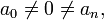 \ a_0\ne 0\ne a_n,
