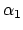 $\displaystyle \alpha_1$