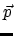 $\vec{p}$