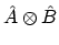 $\hat{A} \otimes \hat{B}$