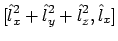 $\displaystyle [\hat{l}_x^2 + \hat{l}_y^2 + \hat{l}_z^2, \hat{l}_x]$