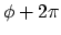$\phi+2\pi$