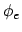 $\phi_e$