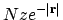 $\displaystyle N z e^{-\vert{\bf r}\vert}$