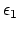 $\epsilon_1$