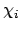 $\chi_i$