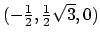 $(-\frac{1}{2},\frac{1}{2}\sqrt{3},0)$