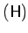 $(\mathsf{H})$