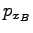 $ p_{x_B}$