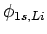 $\phi_{1s,Li}$