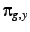 $\pi_{g,y}$