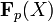 \mathbf{F}_p(X)