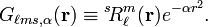 
G_{\ell ms, \alpha}(\mathbf{r})\equiv  {}^s\!R_\ell^m(\mathbf{r}) e^{-\alpha r^2} .
